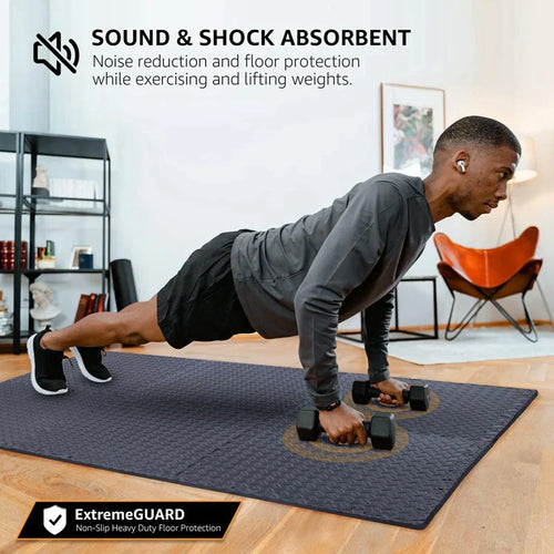 Durable Exercise Mat for Home Gym & Yoga (12 pack)-1