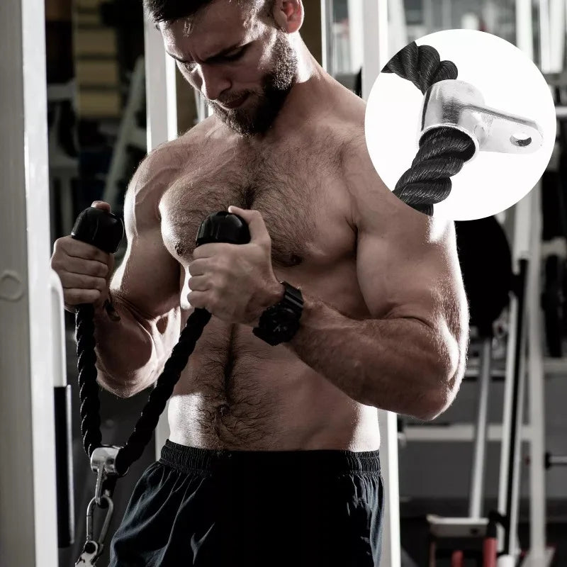 Triceps Rope Pull Down Device for Gym-2