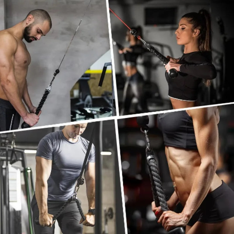Triceps Rope Pull Down Device for Gym-3
